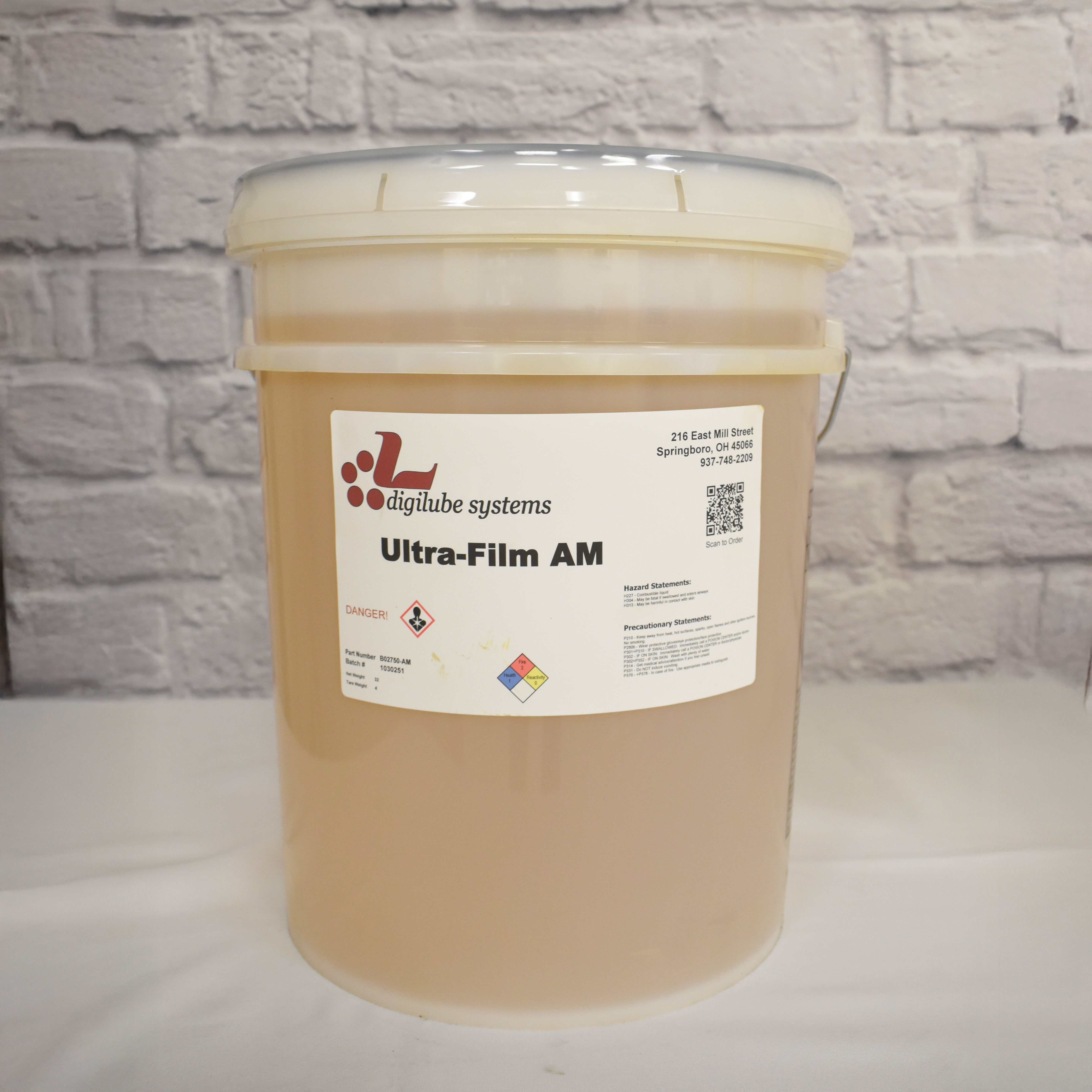 High Temperature, Thin Film, 5 Gallon Lubricant Pail