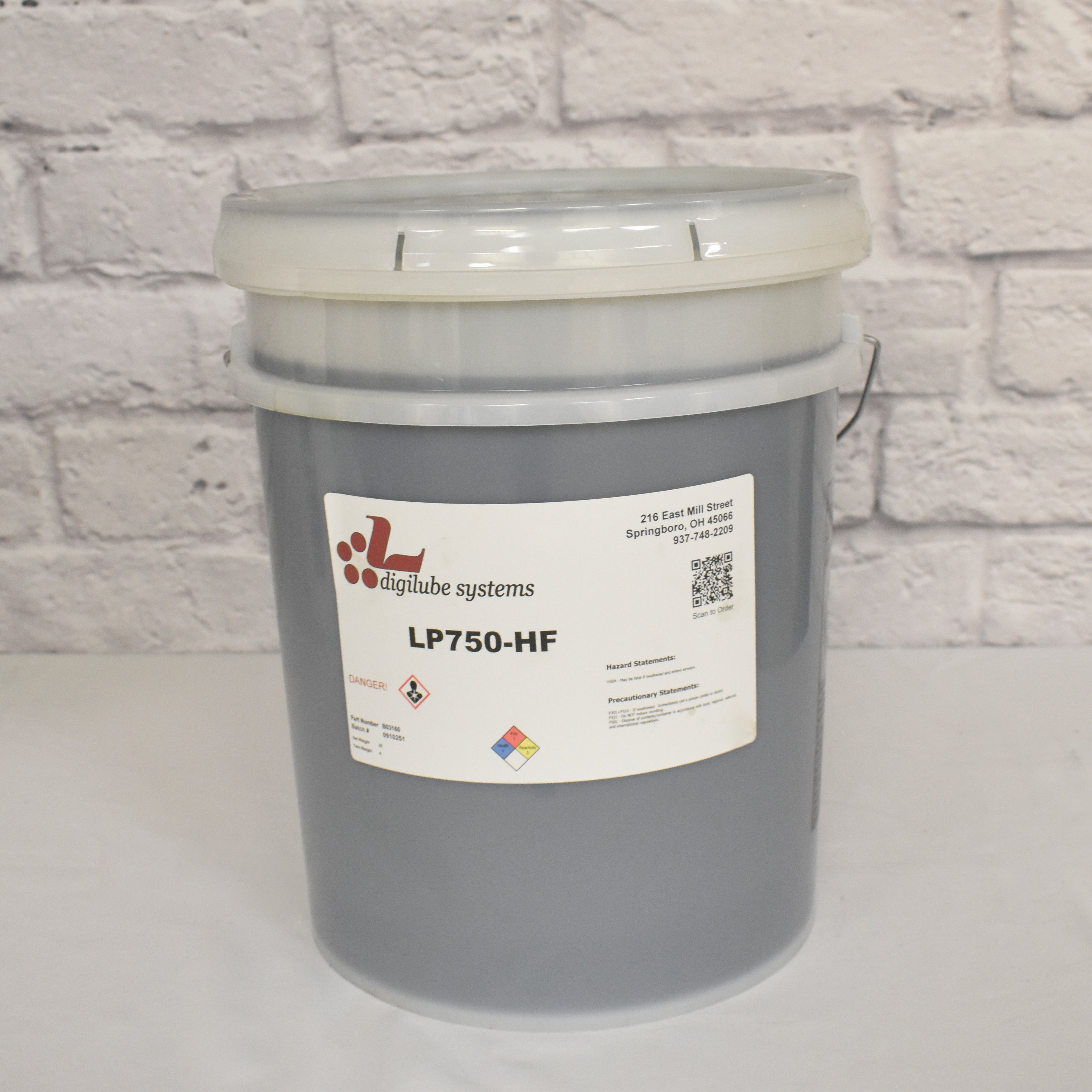 LP750HF is a Petroleum hydrocarbon based Lubricant in a 5 gallon pail.